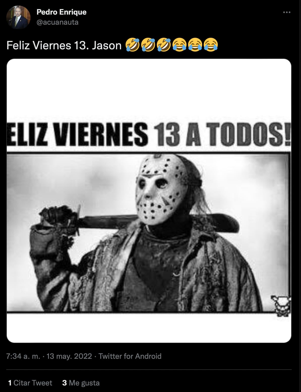 Es viernes 13 y los memes te lo recuerdan