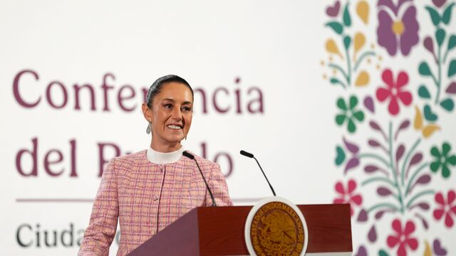 Claudia Sheinbaum en su conferencia mañanera