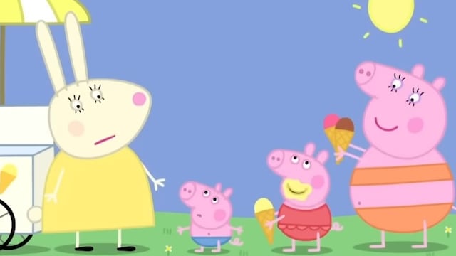 El helado de Peppa Pig y George