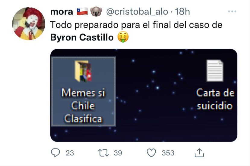 Algunos aficionados chilenos no lo tomaron muy bien.