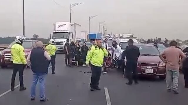 Distribuidor vial Heberto Castillo hoy 19 de enero