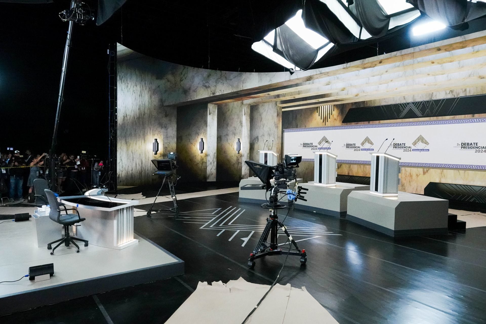 Set del segundo debate presidencial