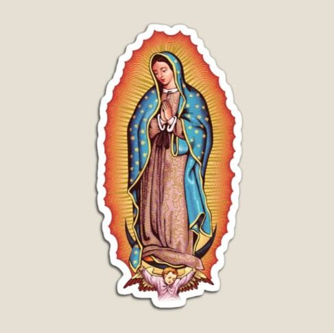 Estampa de la Virgen de Guadalupe tradicional