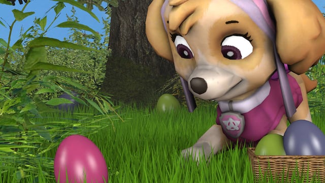 Los 7 dibujos de Skye de Paw Patrol de Pascua para imprimir y colorear