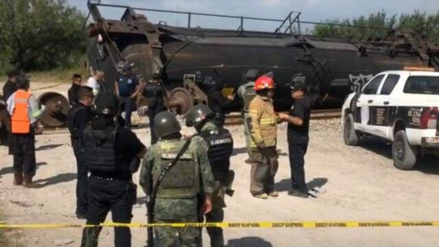 Tren de gasolina y diésel se descarrila en Reynosa, Tamaulipas