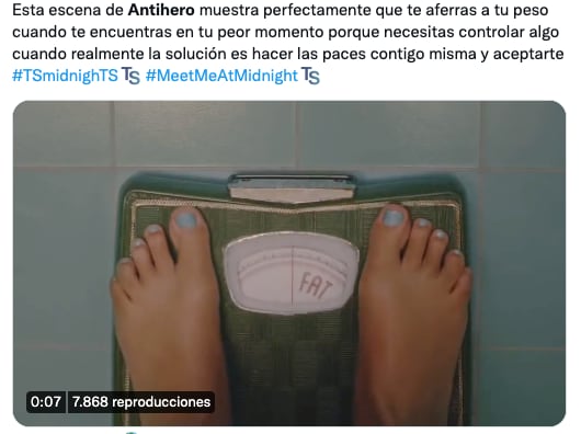 Video de Anto-Hero de Taylor Swift, de su álbum Midnights