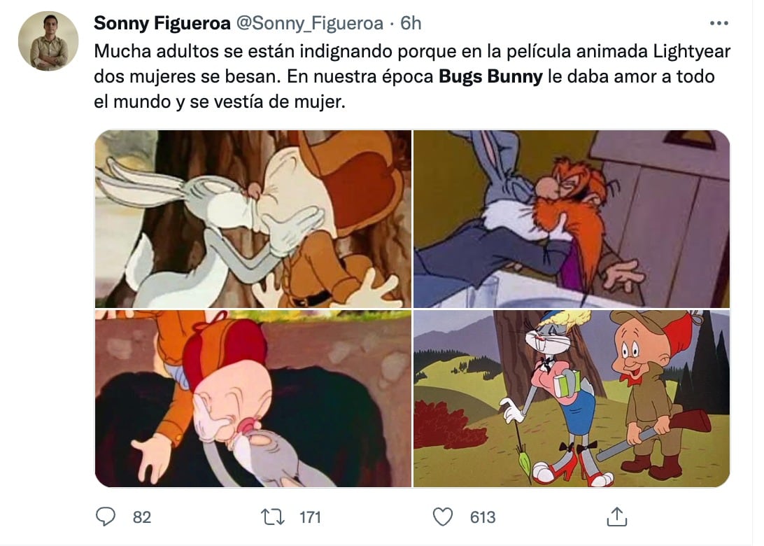 Respuestas al tuit de Bugs Bunny