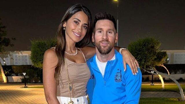 Leo Messi y Antonela Roccuzzo