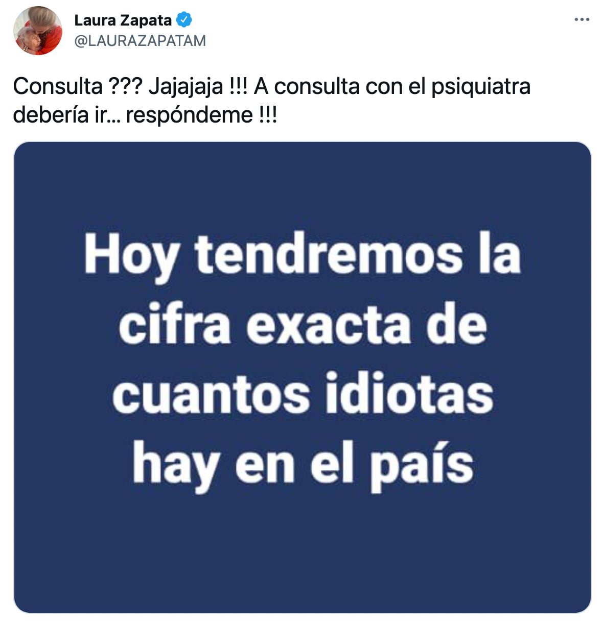 Laura Zapata sobre Consulta Popular