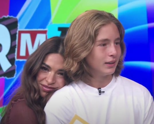 Galilea Montijo y su hijo Mateo