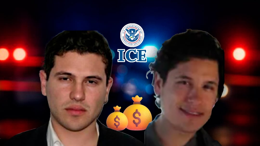 ICE reitera recompensa de 10 millones de dólares por Iván Archivaldo y Jesús Alfredo de Los Chapitos