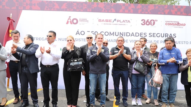 Javier López Casarín impulsa videovigilancia con 209 cámaras en Álvaro Obregón.