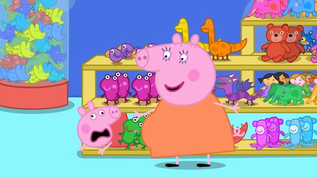 Peppa Pig por el nacimiento de Evie