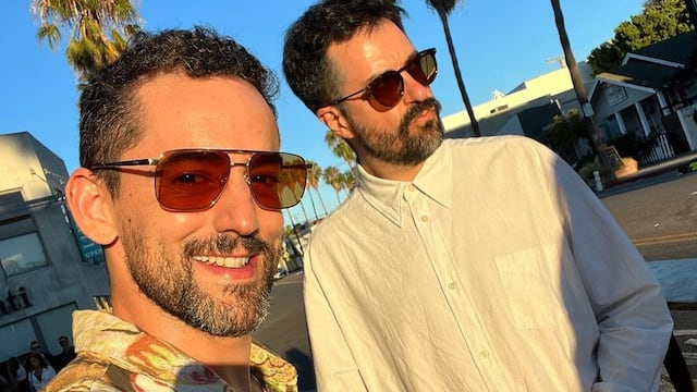 Luis Gerardo Méndez con Pablo Chemor.