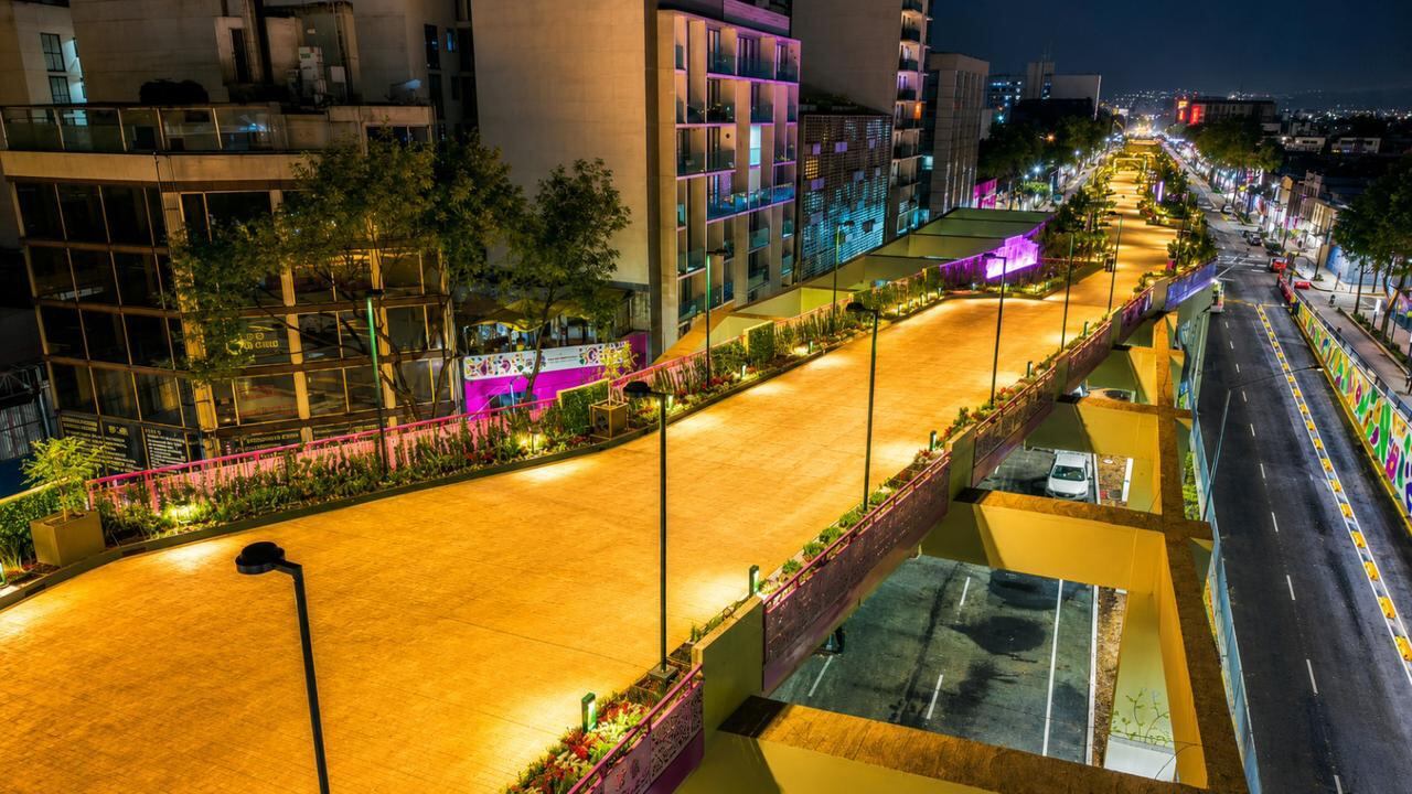 CDMX estrena Jardín Flotante Tlallipan, la primera Utopía peatonal sobre Tlalpan.