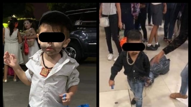 Los disfraces de Ovidio Guzmán y el mini sicario.