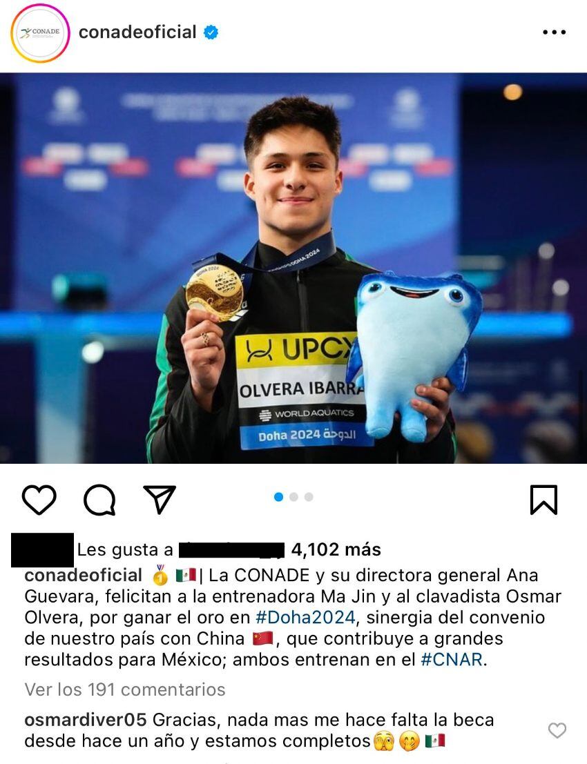 Respuesta de Osmar Olvera