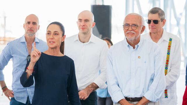 Claudia Sheinbaum y Miguel Ángel Navarro Quintero