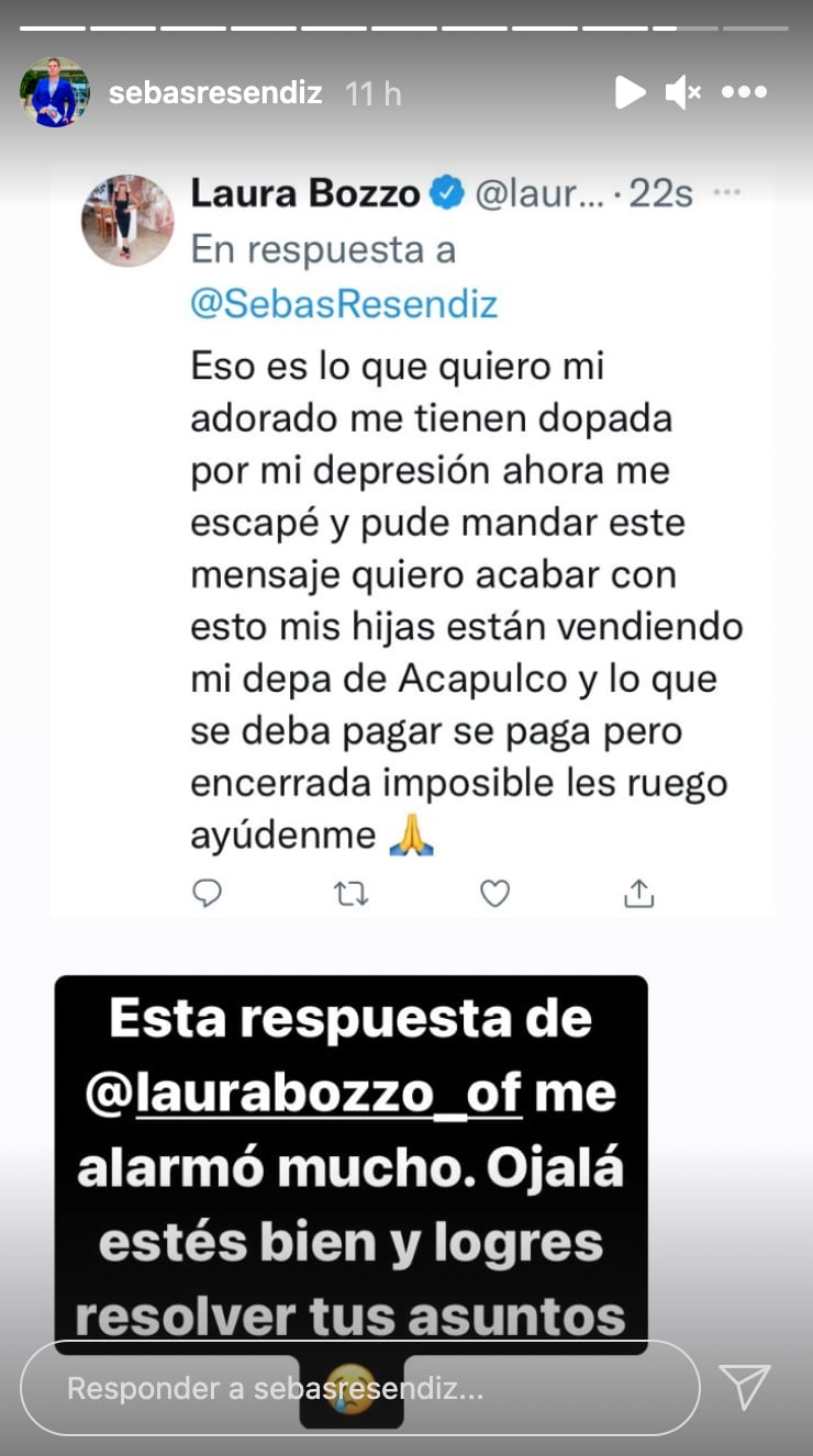 Tuit de Laura Bozzo