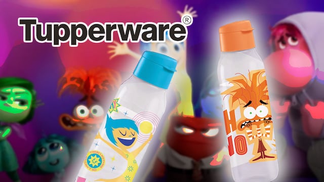 Botellas de Intensamente 2 en Tupperware