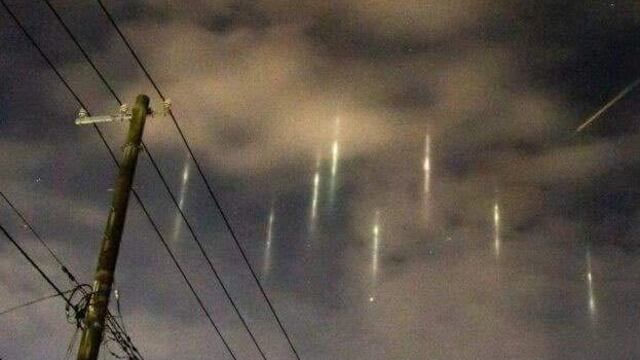Luces en el cielo de Japón y Filipinas