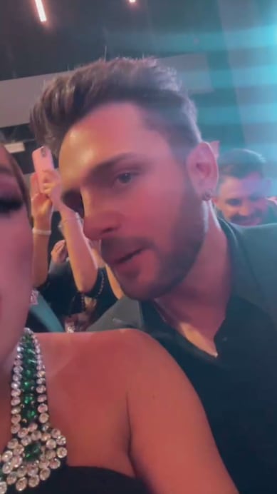 Wendy Guevara y Nicola Porcella en el concierto privado de Katy Perry