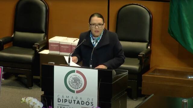 Rosa Icela Rodríguez comparece en la Cámara de Diputados