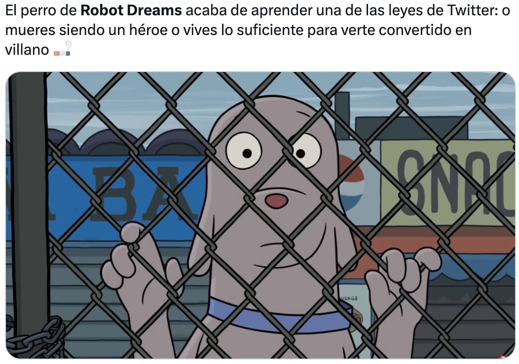 Perro Robot Dreams funado