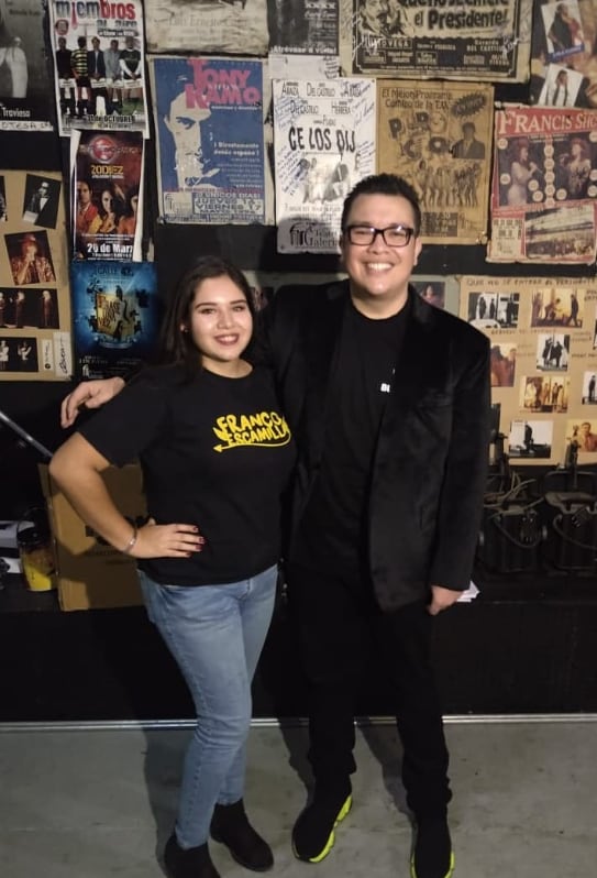 Nancy Olvera y Franco Escamilla