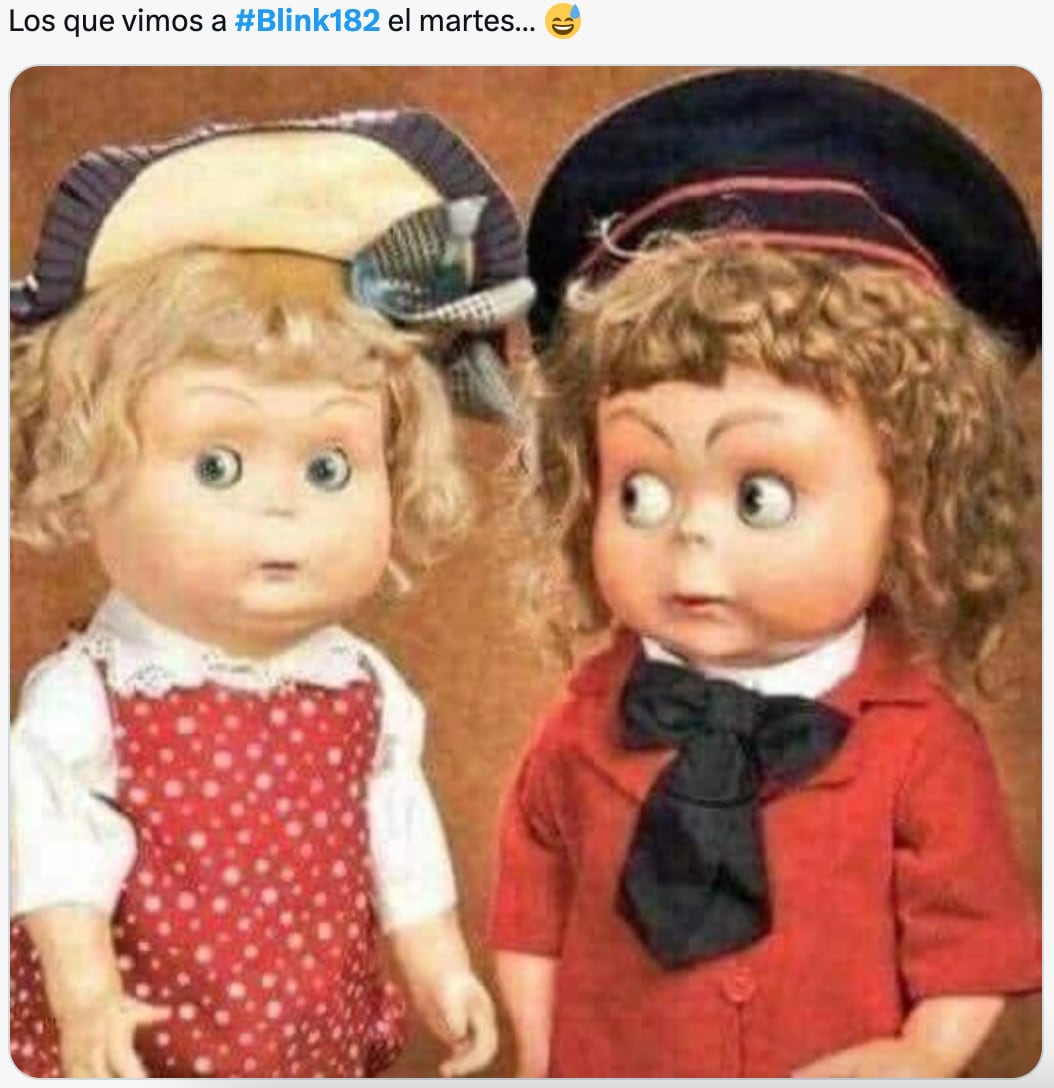 Memes de la cancelación de los conciertos de Blink 182