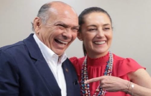 Claudia Sheinbaum y Toño Pérez