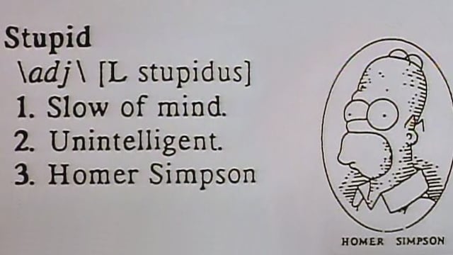 Homero al diccionario