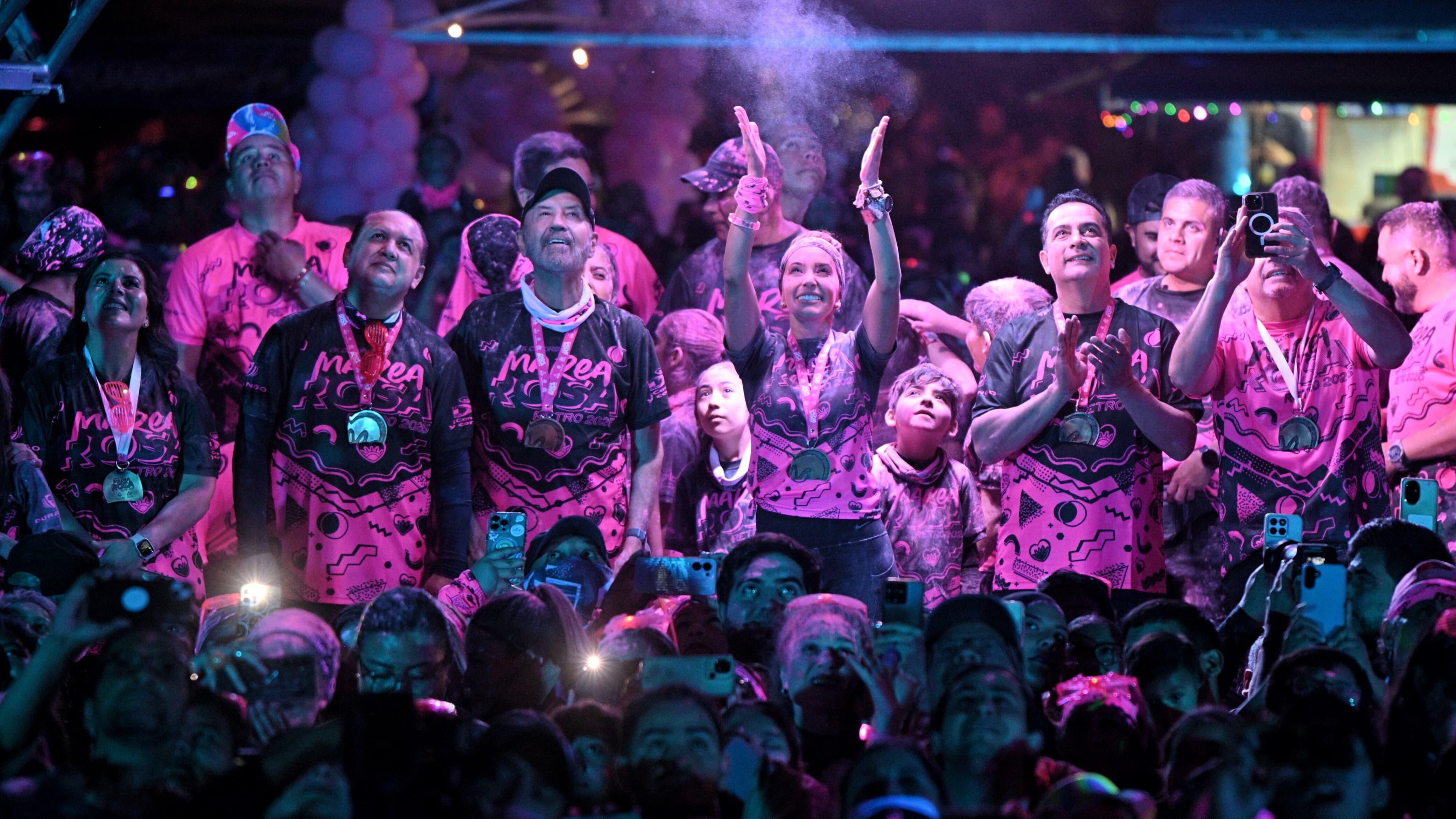 Esteban Villegas y Marisol Rosso encabezan Marea Rosa Retro 2025: fiesta de esperanza y unidad