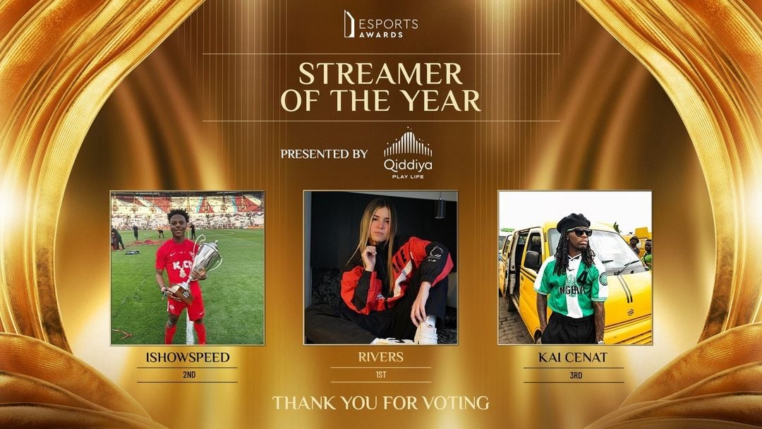 Samy Rivers gana premio Esports Awards 2024 a mejor streamer del año