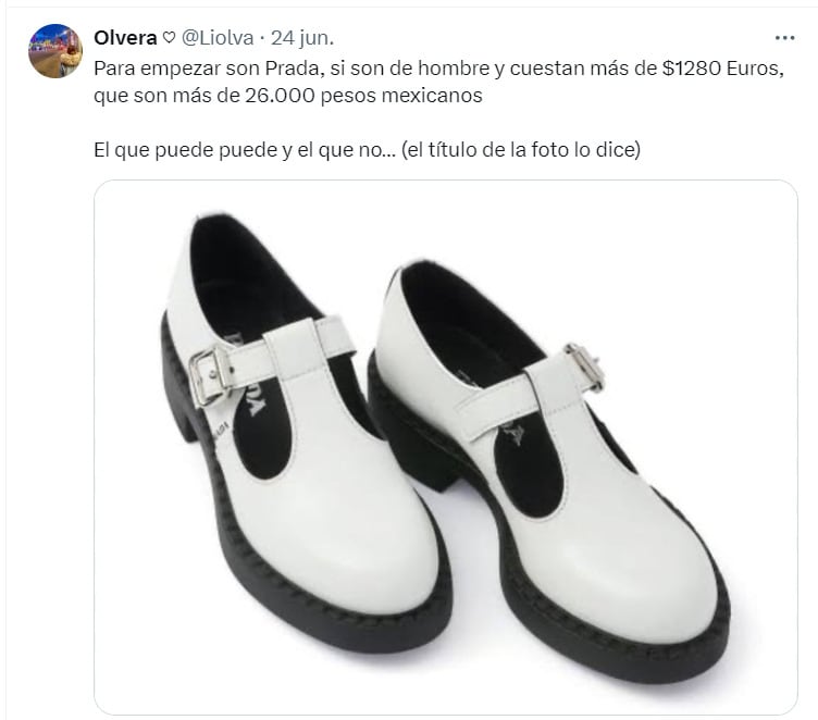Zapato de Justin Bieber y Manuel Mijares