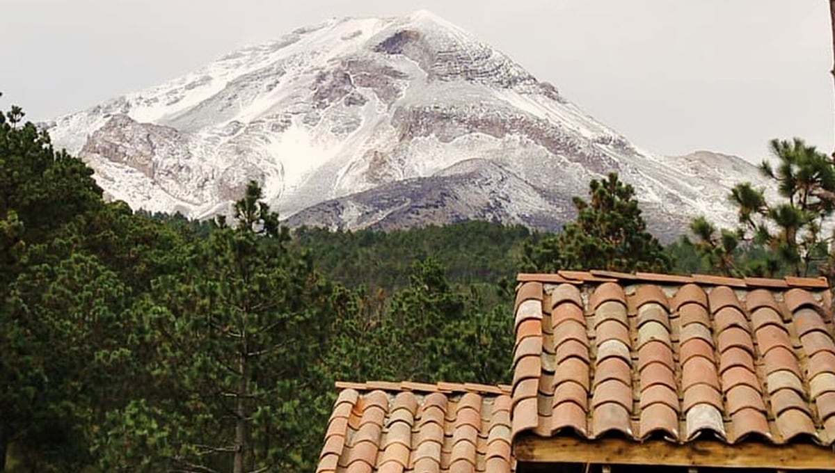 Pico de Orizaba cubierto de nieve