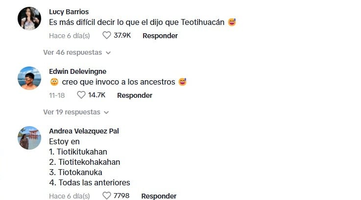 Usuarios reaccionan al TikTok de cómo suena un extranjero intentando pronunciar Teotihuacán