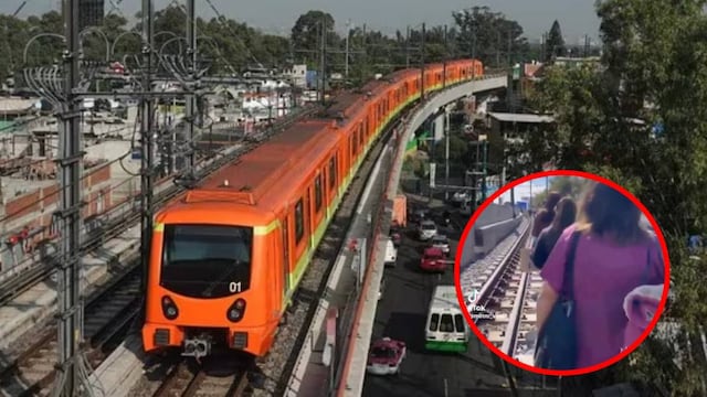 Usuarios de Línea 12 tuvieron que caminar sobre las vías