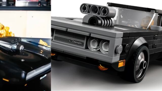 Palomera Rápidos y Furiosos 10 vs Dodge Charger de LEGO