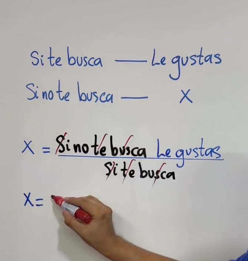 ¿Le gustas o no le gustas? Las matemáticas lo resuelven