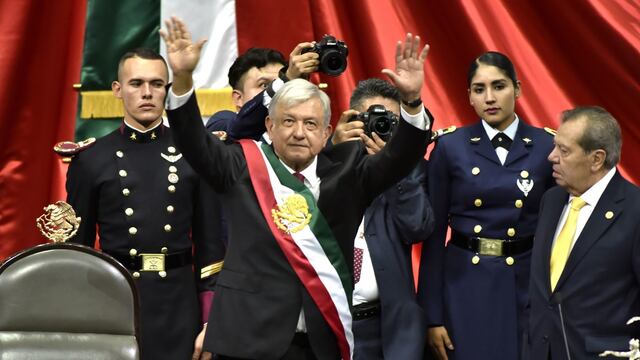 AMLO y Porfirio Muñoz Ledo en 2018