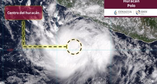 Huracán Polo llegará a categoría 5