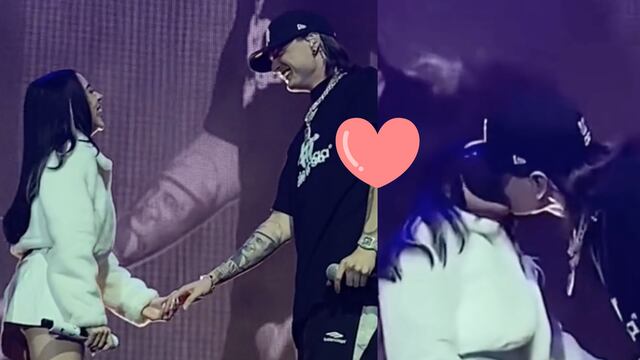 Un beso confirmó que Nicki Nicole y Peso Pluma son novios y se aman.