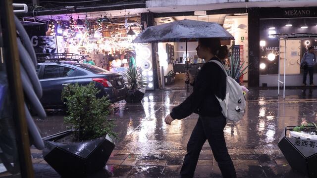 Lluvias en CDMX