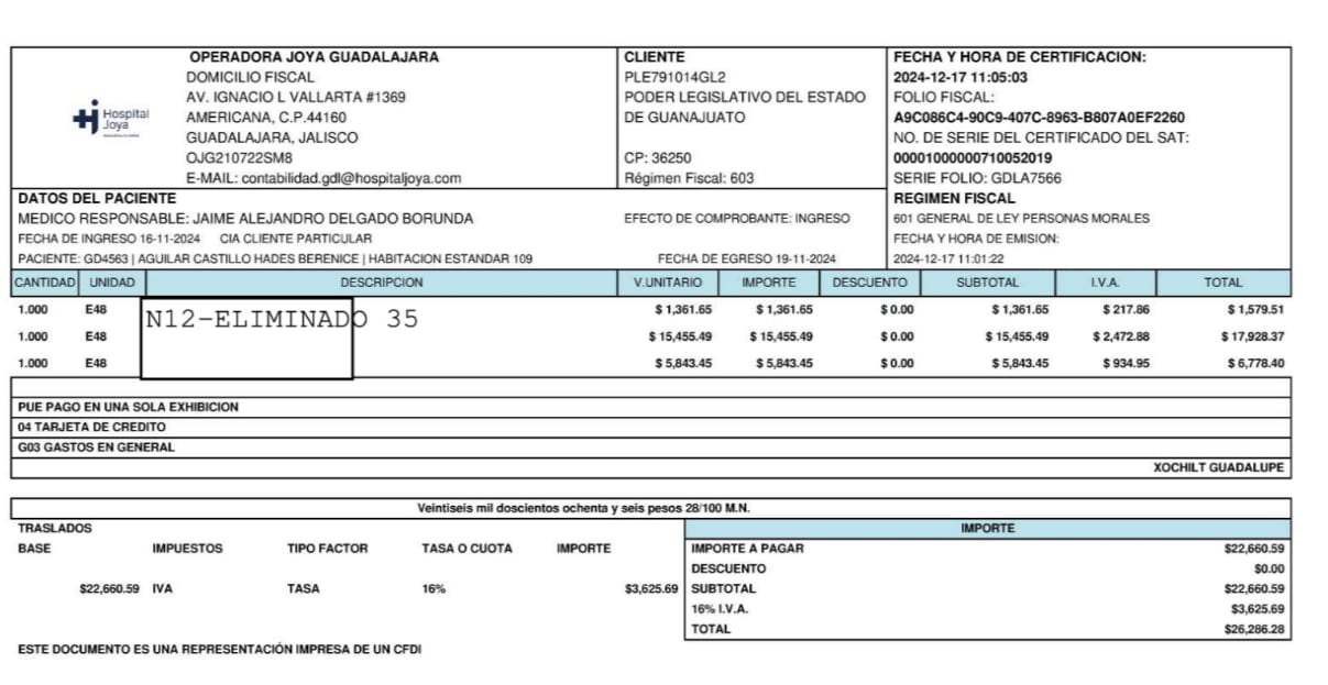 Diputada Hades Aguilar pagó cirugía estética con recursos públicos