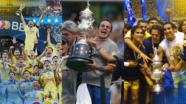 Los 40 títulos del Club América