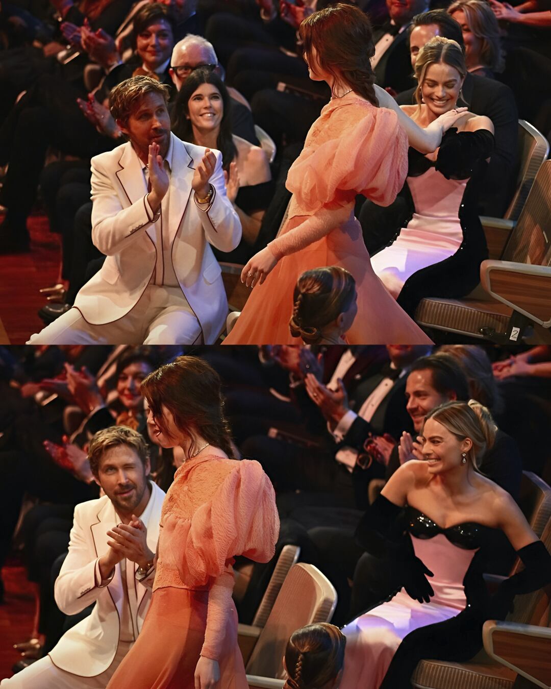 Emma Stone ganó a Mejor Actriz en los BAFTA 2024 y así reaccionó Ryan Gosling