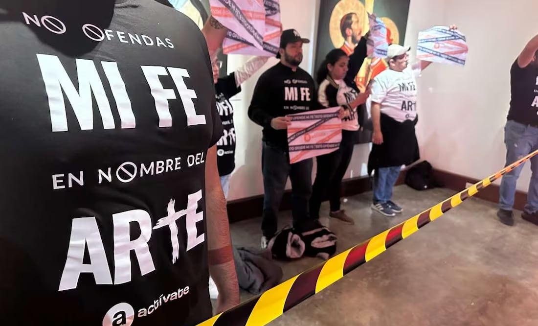 Católicos clausuran la exposición La venida del señor.