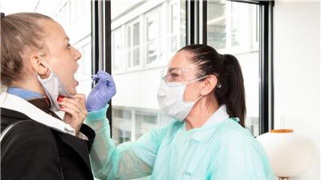 Prueba de detección en Suiza