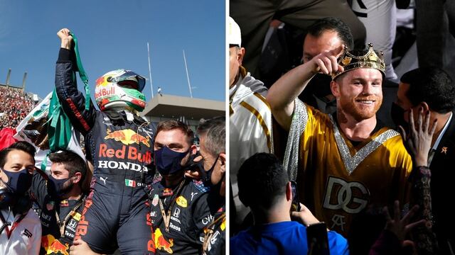 Sergio Pérez y Canelo Álvarez